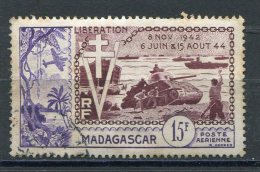 MADAGASCAR  N° 74  (Y&T)  (Poste Aérienne) (Oblitéré) - Luchtpost