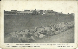 UNITED STATES AMERICA   TEXAS  GALVESTONE  Seawall Of Solid Masonry - Galveston