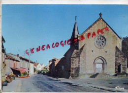 87 - MEZIERES SUR ISSOIRE - MEZIERE - L' EGLISE ET LA RUE PRINCIPALE - Meziere Sur Issoire