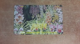 Hawaii-(GTH-58b)-greden Flowers(3units)-used Card-tirage-5.000-+1card Prepiad Free - Hawaii