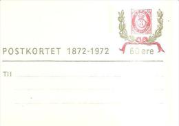 67280) Intero Postale Da 3ò-corno Postale-centennario Delle Poste-nuova - Postal Stationery