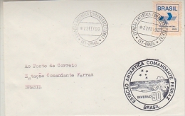 Brazil 1990 Cover Ca Base Cdt. Ferraz (26252) - Bases Antarctiques