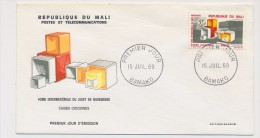 MALI - 4 Enveloppes FDC => Foire Internationale Du Jouet - Bamako - 15 Juillet 1969 - Mali (1959-...)
