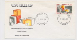 MALI - 4 Enveloppes FDC => Foire Internationale Du Jouet - Bamako - 15 Juillet 1969 - Malí (1959-...)