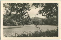 Greiz - Park Mit Schloß - Foto-Ansichtskarte - Verlag Trinks & Co Leipzig - Greiz