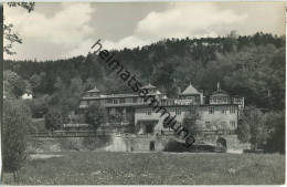 Sitzendorf Im Schwarzatal - Hotel Bergterrasse - Foto-Ansichtskarte Handabzug - Verlag P. Neumeister Sitzendorf - Greiz