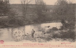 CPA ESSOYES 10 - Vue Sur L'Ource Au Loin Domaine De Servigny - Essoyes