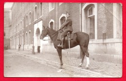 Carte-photo. Cavalier Belge. 9ème Régiment De Ligne - Regimente