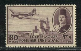 Egypte ** PA36 - DC6 - Sur Barrage - Luftpost