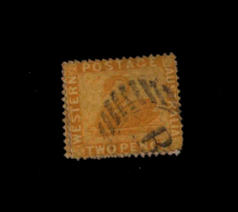 E) 1860 AUSTRALIA, MUTE CANCELLATION B - Usados