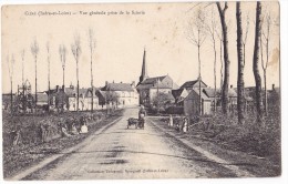 CLERE. - Vue Générale Prise De La Scierie.  Fermière Et Sa Chèvre. Enfants - Cléré-les-Pins