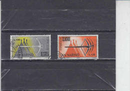 SAN MARINO  1965 - Sassone E 25/26  - Balestra - Express Letter Stamps