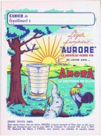 PROTEGE CAHIERS  LEGER LUMINEUX AURORE LE NOUVEAU VERRE FIN AMORA - P