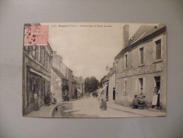 A332.  CPA .18. ARGENT (Cher) Grande Rue Et Route De Gien.  Beau Plan Animé. Ecrite & Voyagée 1906 - Argent-sur-Sauldre