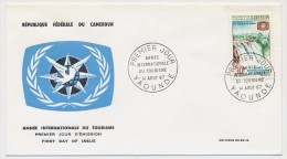 Cameroun => Enveloppe FDC => Année Internationale Du Tourisme - Yaoundé - 14 Aout 1967 - Kameroen (1960-...)