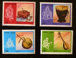 ALGERIE,  Musique.  Instrument De Musique Yvert N°818/21. ** MNH - Music