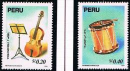 PEROU Musique. Instrument De Musique Yvert N°41035/36. ** MNH - Musik