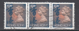 Hong Kong 1993 Mi Nr 702 3x Set - Gebruikt