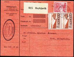 1957. Landscapes. 10 Kr. Fylgibréf. REYKJAVIK 7.II.61. (Michel: 318) - JF180971 - Nuevos