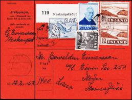 1957. Landscapes. 10 Kr. Fylgibréf. NESKAUPSTADUR 12.II.62. (Michel: 318) - JF180963 - Unused Stamps