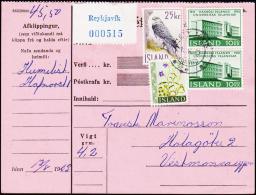 1960. Islandic Falcon. 25 Kr. Fylgibréf. REYKJAVIK 13.VIII.63. (Michel: 339) - JF180944 - Lettres & Documents