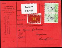 1964. Olympiade. 10 Kr. Fylgibréf. REYKJAVIK 24.VII.65. (Michel: 387) - JF181058 - Brieven En Documenten