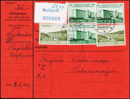 University Of Island. 10 Kr. Perf. Fylgibréf. REYKJAVIK 9.VIII.63. (Michel: 358A) - JF181028 - Storia Postale