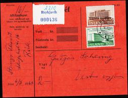 University Of Island. 10 Kr. Perf. Fylgibréf. REYKJAVIK 6.VIII.63. (Michel: 358A) - JF181020 - Covers & Documents