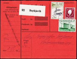 1959. Fauna. 2 Kr. Birds. Fylgibréf. REYKJAVIK 26.V.62. (Michel: 337) - JF181009 - Unused Stamps