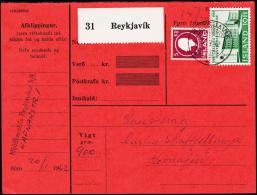 University Of Island. 10 Kr. Perf. Fylgibréf. REYKJAVIK 22.I.62. (Michel: 358A) - JF181018 - Covers & Documents