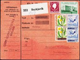 University Of Island. 10 Kr. Perf.  Fylgibréf. REYKJAVIK 27.III.62. (Michel: 358A) - JF181024 - Lettres & Documents