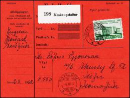 University Of Island. 10 Kr. Perf. Fylgibréf. NESKAUPSTADUR 6.III.62. (Michel: 358A) - JF181051 - Covers & Documents