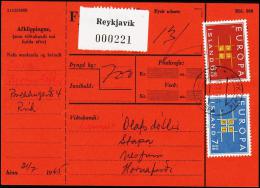 1963. Europa CEPT. 6 + 7 Kr. Fylgibréf. REYKJAVIK 31.VII. 1965. (Michel: 373-374) - JF181079 - Covers & Documents