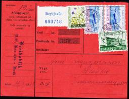 University Of Island. 10 Kr. Perf. Fylgibréf. Postkrafa 358 Kr. REYKJAVIK 29.VIII.63. (Michel: 358A) - JF181039 - Briefe U. Dokumente