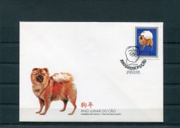 1994.CHOW-CHOW.ANO LUNAR DO CAO.MACAU.FDC NEW CHINESE YEAR OF THE DOG.CHOW.CHIEN.DOGS.CHIENS.HUND.PERRO.HOND.FAUNA. - FDC