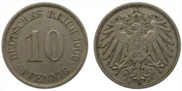 10 Pfennig 1909 J (German Empire) - 10 Pfennig