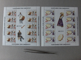 EUROPA CEPT 2014 CIPRO TURCA  TURKISH CYPRUS FOGLIETTI  SHEETS NUOVI NEW - 2014