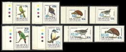 TONGA NIUAFO'OU 1986 BIRDS KINGFISHER SWAMPHEN HONEYEATER PARROT FINCH SET MNH - Tonga (1970-...)