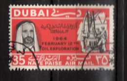 Dubai ° - 1965 - Exploration Sur Terre Du Petrole. Yvert,  PA..74.  Gommé Oblitéré.   Vedi Descrizione - Dubai