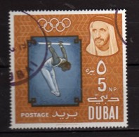 Dubai ° - 1964 - Jeux Olympiques De Tokyo. Yvert,  47  Gommé Oblitéré.   Vedi Descrizione - Dubai