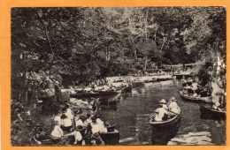 Half Moon Bay Gananoque Ont Sunday Evening Service 1930 Postcard - Gananoque