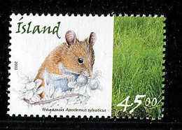 (cl. 2 - P.35) Islande ** N° 1015 (ref. Michel Au Dos) - Petit Rongeur - - Unused Stamps