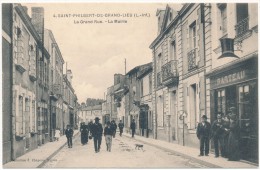 SAINT PHILBERT DE GRAND LIEU - La Grand Rue, La Mairie - Saint-Philbert-de-Grand-Lieu