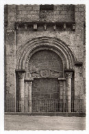 MELLE--Eglise Romane  St Savinien (XI°s)--Porte Principale ,cpsm 14 X 9  éd Montazeau - Melle