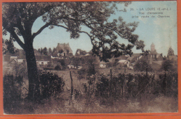 Carte Postale 28. La Loupe  Route De Chartres  Trés Beau Plan - La Loupe