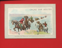 CACAO VAN HOUTEN  CHROMO FLEUVE PASSAGE Caravane Chameaux - Van Houten