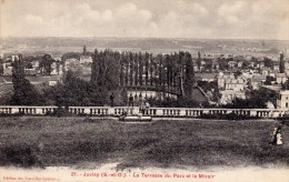 CPA  -    JUVISY    -    La Terrasse Du Parc Et Le Miroir - Juvisy-sur-Orge