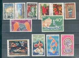 POLYNESIE FRANCAISE LOT TIMBRES OBLITERES TB - Usati