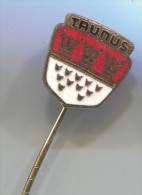 FORD TAUNUS - Car, Auto, Automobile, Enamel, Vintage Pin, Badge - Ford