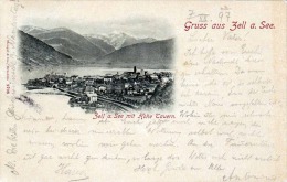 Vorläufer Ak - Gruss Aus ZELL Am SEE - Gel.1897, Bahnpost - Zell Am See